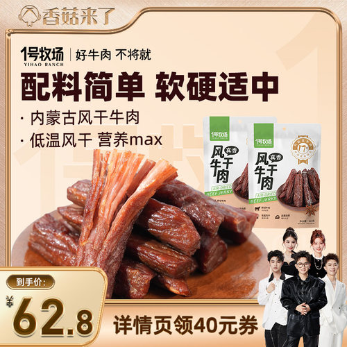 内蒙牛肉干正宗草原特产风干牛肉