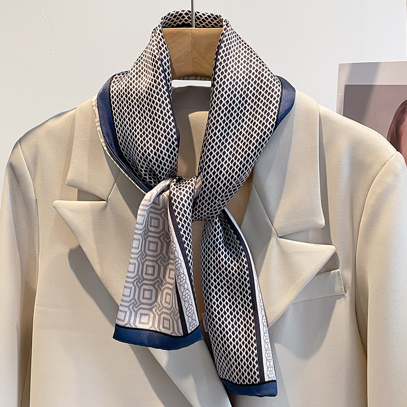 真丝长条格子丝巾男士2025新款搭西装护颈围脖飘带桑蚕丝双面围巾,服饰配件/皮带/帽子/围巾,围巾/丝巾/披肩,淘宝优惠券,粉丝福利购,淘宝优惠卷