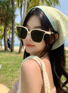 国风三角巾春夏季装饰田园风女