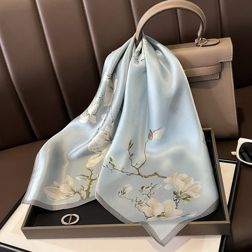 国风小丝巾四季领巾淡雅