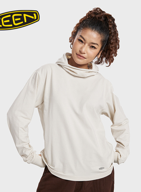 KEEN官方 HARVEST TECH MULCH NECK HOODIE情侣款户外休闲长袖