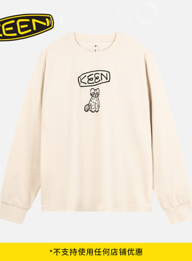 KEEN官方 US4 HARVEST LOGO LS TEE男女同款户外舒适休闲长袖T恤
