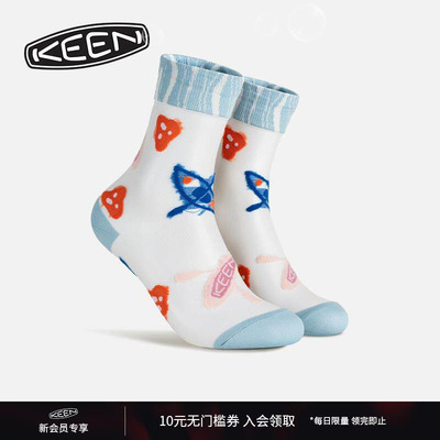 KEEN官方女子休闲舒适中筒袜
