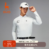 吸湿速干 男装 抗UV svg高尔夫秋季 新款 印花长袖 t恤运动上衣