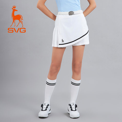 SVG高尔夫女士裙裤白色拼接