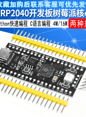 YD-RP2040树莓派核心板兼容RP2 Raspberry Pi Pico Micropython