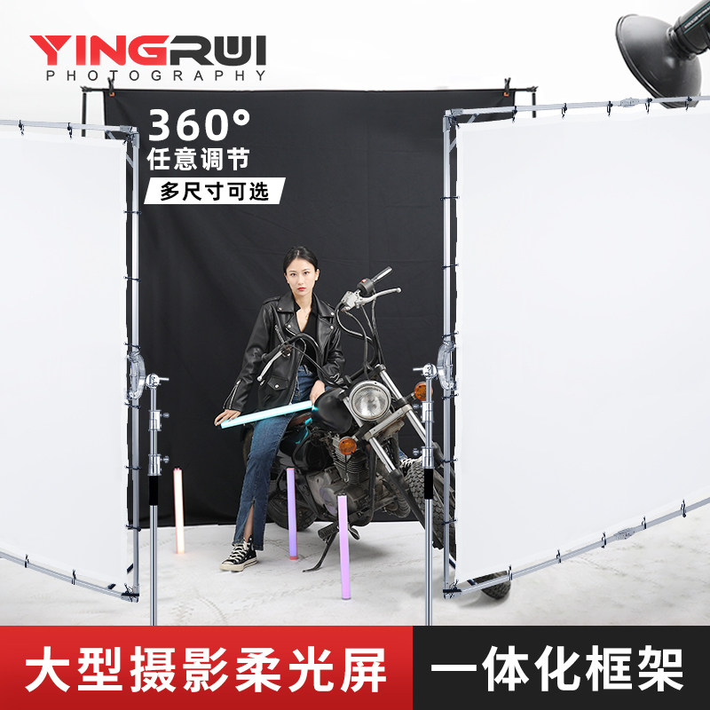 大型摄影柔光屏可旋转天幕屏