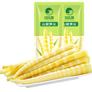 比比赞山椒笋尖新鲜泡椒竹脆笋休闲解馋酸笋开袋即食系列小零食品