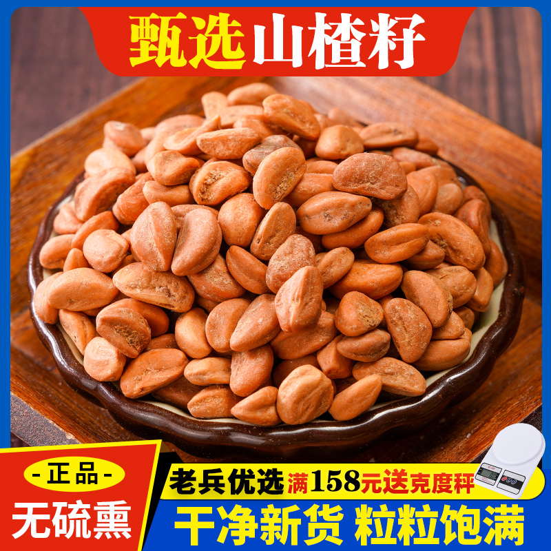 山楂籽中药材500g特级山楂核山里红野生正品新货山楂子粒大饱满