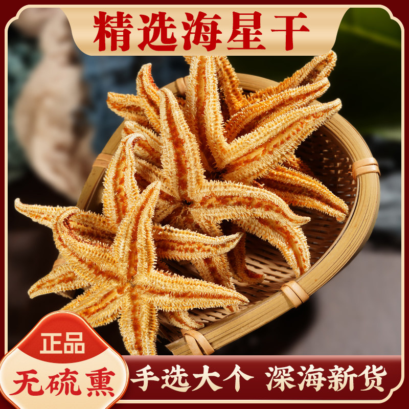 海星中药材500g正品野生海星干海五星海车盘泡酒煲汤料干货海星粉