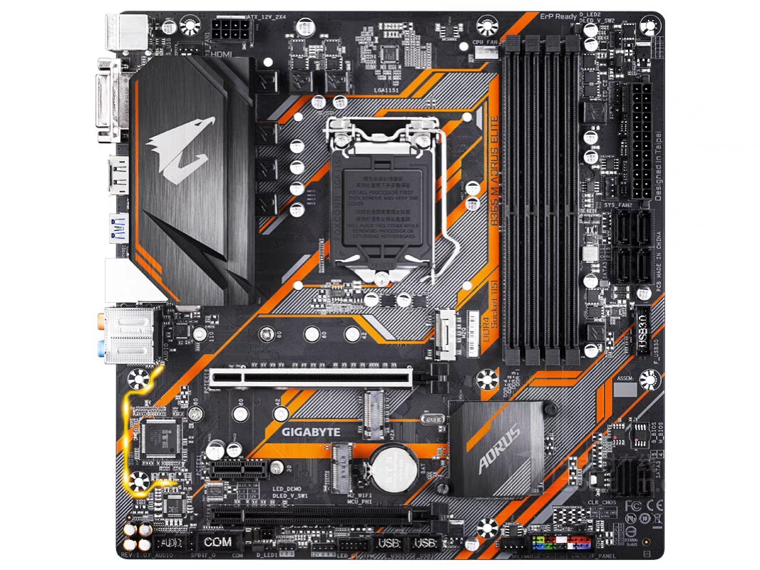 冲新 Gigabyte/技嘉 B365M AORUS ELITE B360M-PLUS GAMING S主板