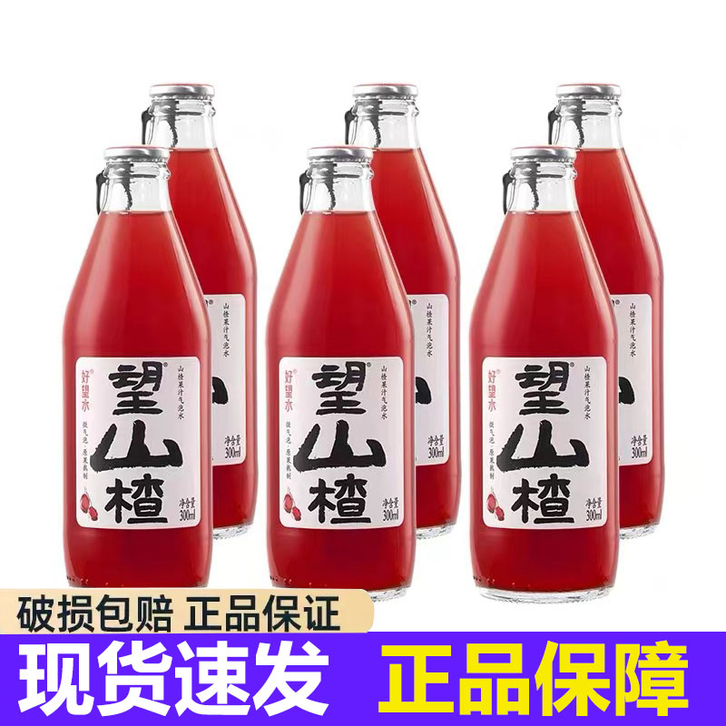 好望水望山楂气泡水饮料300ml