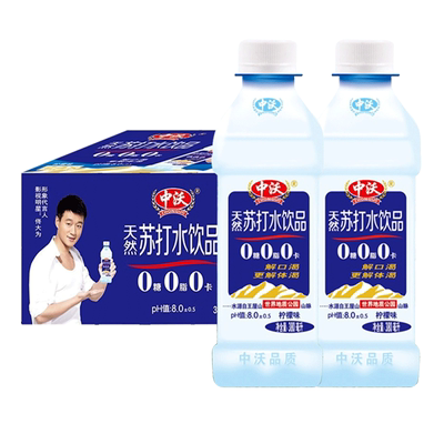 中沃苏打水380ml*24瓶装整箱