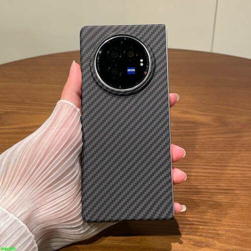 适用于vivo xfold5手机壳vivoxfold3折叠手机壳xfold2凯夫拉碳纤维纹理X Fold3 pro折叠屏xfold6保护套xfold