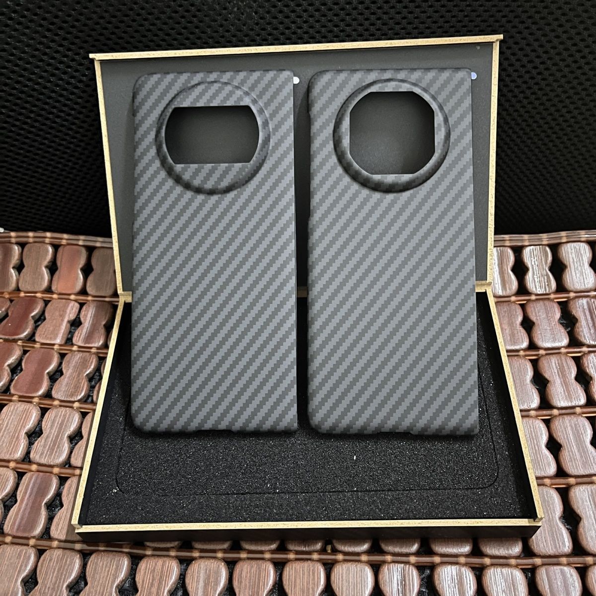 适用适用华为matex6手机壳mate X5碳纤维超薄matex3中轴铰链全包典藏版凯夫拉metex2手机壳