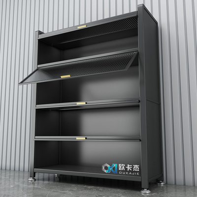 速发家用收纳柜子客物柜卧地储厅房间鞋柜电视机旁边的置物架落室