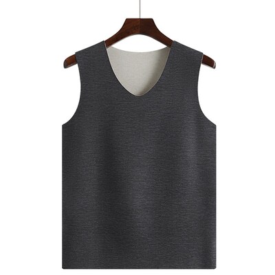 速发男士本命年绒暖内衣虎年背心士自发热加内德保大红马甲绒穿