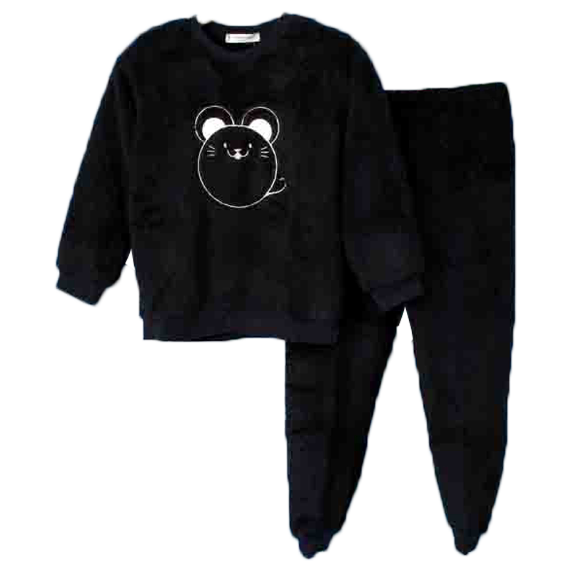 秋鹿儿童保暖卡通家居服专柜新品