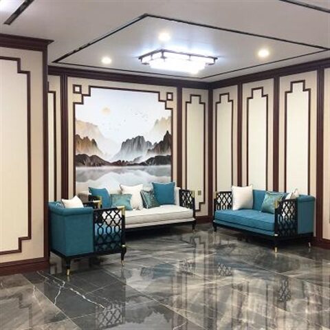 竹木纤维集成墙板全屋整装护墙板客厅电视墙3d石塑墙面吊顶背景墙