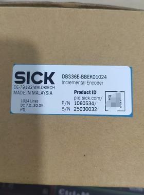 Sick西克DBS36E-BBEK01024增量型编码器订货号：1060534全新现货