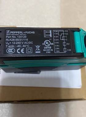 倍加福RLK28-55/31/116反射板型传感器订货号：134129全新现货