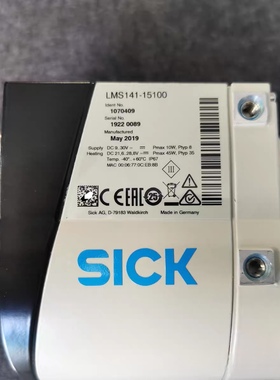 Sick 西克LMS141-15100激光扫描仪传感器订货号：1070409全新原装