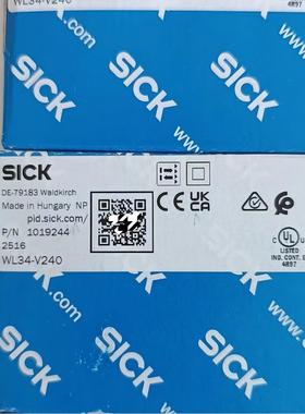 Sick 西克WL34-V240镜反射光电传感器订货号：1019244全新现货