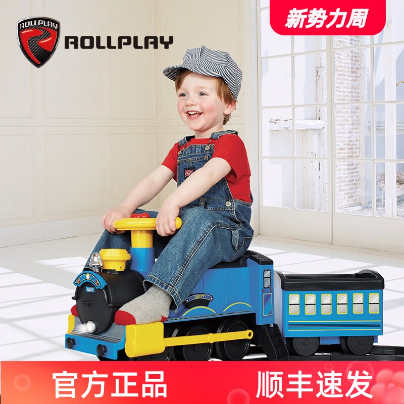 ROLLPLAY可坐人男女孩电动小火车图片
