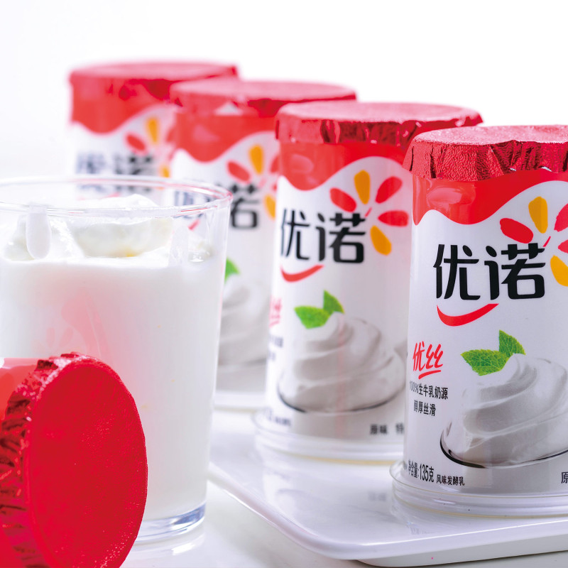 优诺yoplait优丝原味风味发酵乳2025g 135gx15经典法式慢发酵工艺