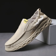 Giày nam mùa hè triều nam Giày vải phiên bản Hàn Quốc của xu hướng giày đế bệt đế bệt - Plimsolls