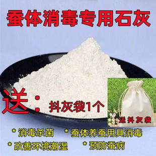 蚕宝宝专用石灰粉小蚕大蚕蚕卵桑叶蚕用工具蜕皮时清理消毒和防病