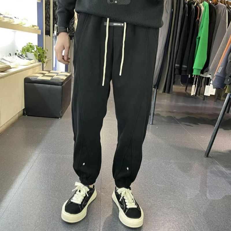 大码裤子潮男穿搭宽松