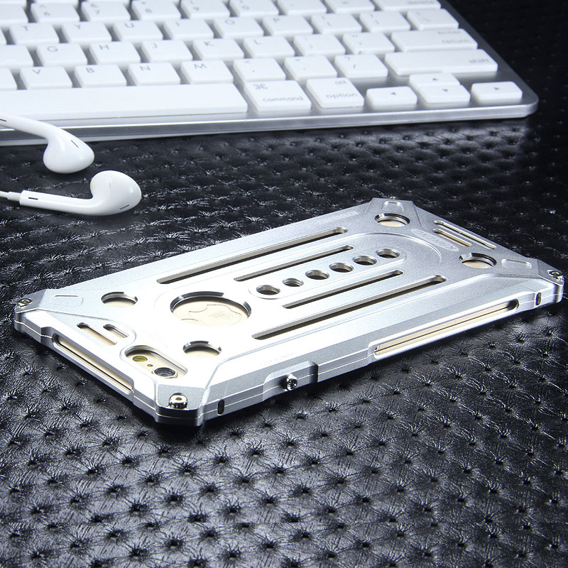 KANENG Powerful Aluminum Shell Shockproof Aerospace Metal Case Cover for Apple iPhone 6S/6 & iPhone 6S Plus/6 Plus & iPhone SE