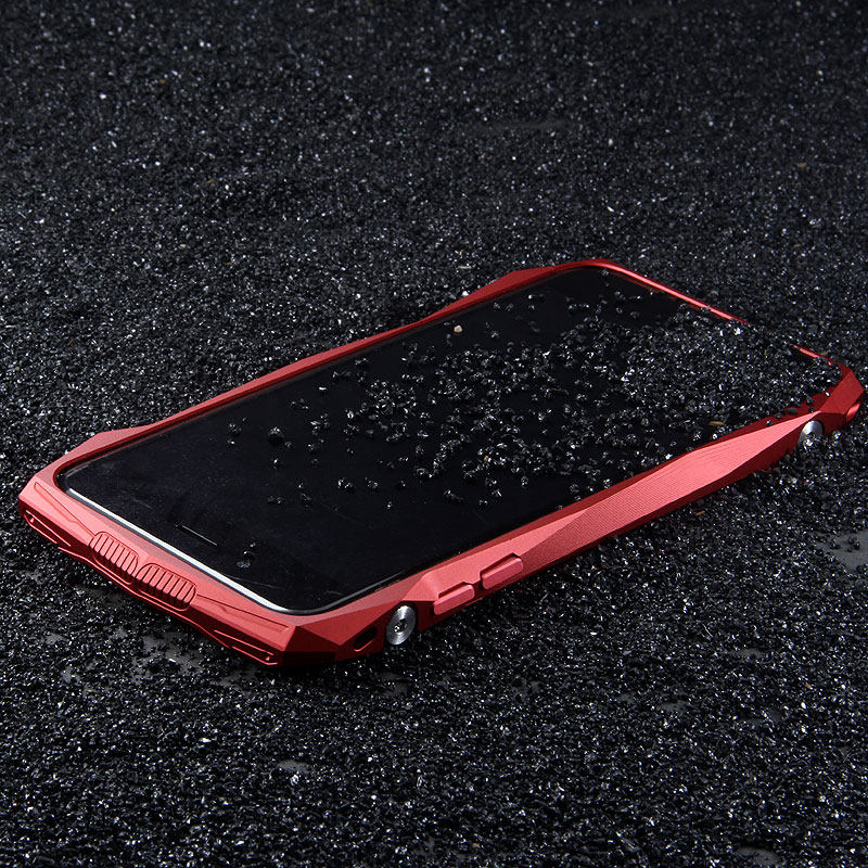 iy Batmobile Sports Cars Aluminum Metal Bumper Carbon Fiber Back Cover Case for Apple iPhone 7 Plus & iPhone 7