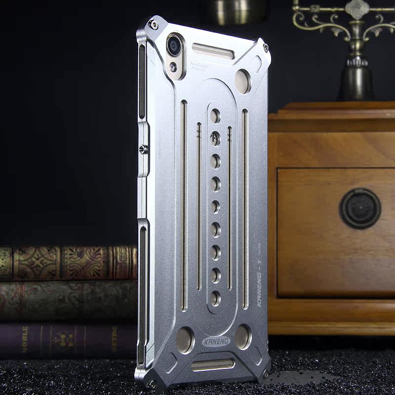 KANENG Powerful Aluminum Shell Shockproof Aerospace Metal Case Cover for OPPO R9 & OPPO R9 Plus