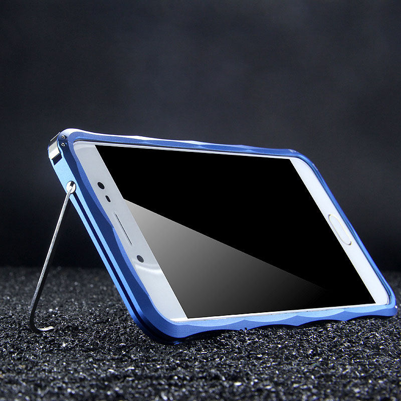 iMatch Slim Light Aluminum Metal Shockproof Bumper with Kickstand for vivo X7 Plus & vivo X7