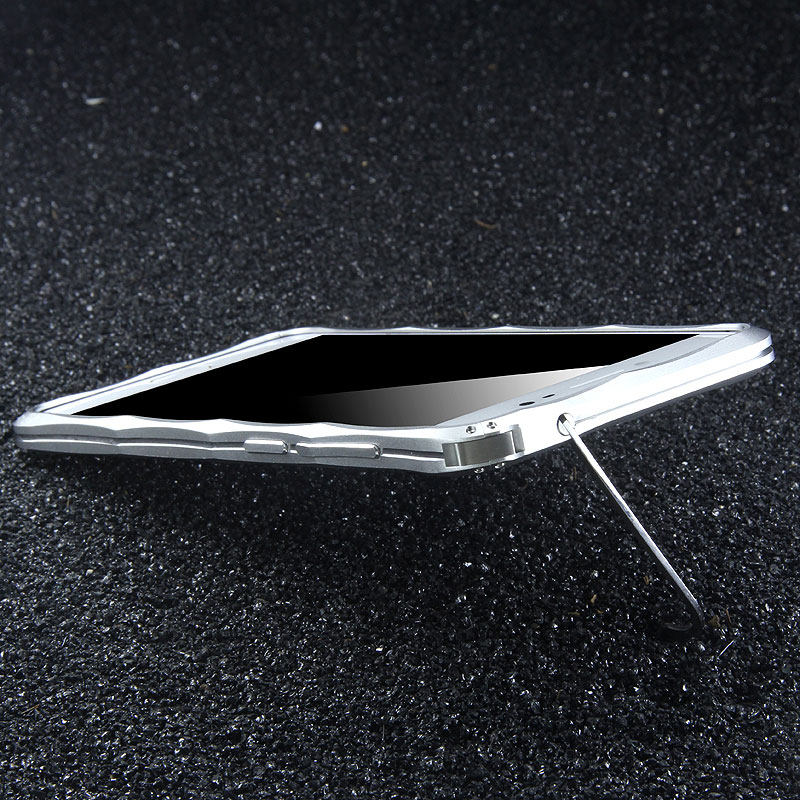iMatch Slim Light Aluminum Metal Shockproof Bumper with Kickstand for vivo X7 Plus & vivo X7