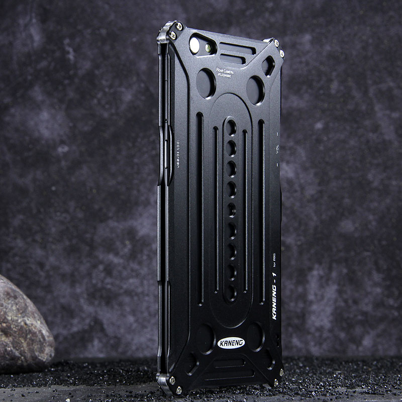 KANENG Powerful Aluminum Shell Shockproof Aerospace Metal Case Cover for OPPO R9s & OPPO R9s Plus