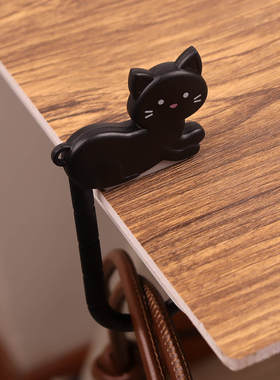 日本大创DAISO可爱小猫挂钩桌面立式卡通动物挂装饰收纳挂钩卡通