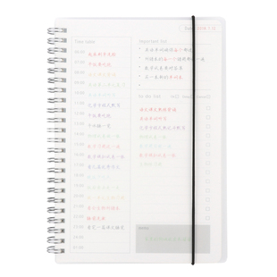 习惯养成计划本工作高效法办公日程本日私教训练减肥每日要事百日周计划考研学习备忘录大学生复习效率手册