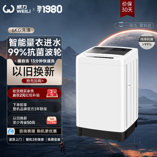 1999J 威力XQB60 6kg公斤家用波輪小型迷你洗衣機(jī)全自動(dòng)單脫宿舍