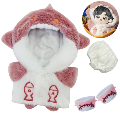 米西尔鲨鱼服娃衣套装