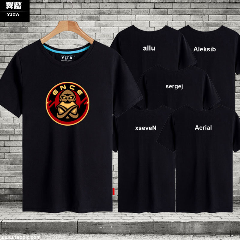 游戏比赛服纯棉短袖t恤衫