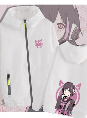 NEKO电子音乐手游音乐世界Cytus II周边开衫夹克男女连帽外套衣服