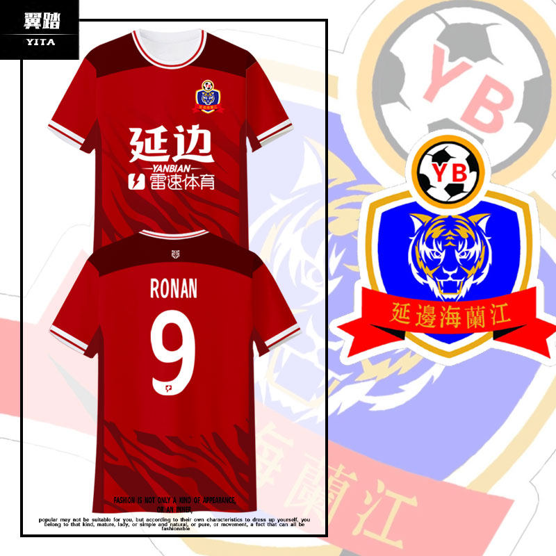 2024延边龙鼎队足球衣服速干T恤图片