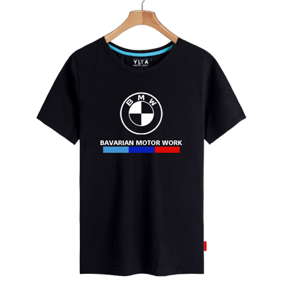 摩托车纯棉休闲半袖体恤