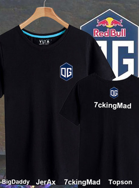 OG战队队服TI9国际邀请赛刀塔2dota游戏短袖T恤衫男女半袖上衣服