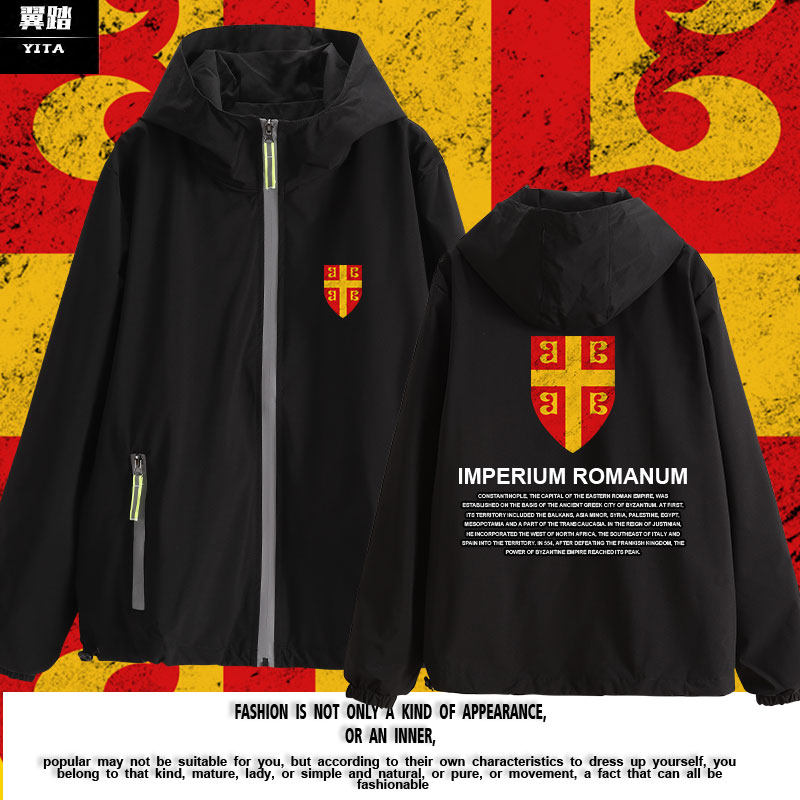 拜占庭帝国精神罗马人战袍东罗马帝国乌尔班开衫夹克男女连帽外套