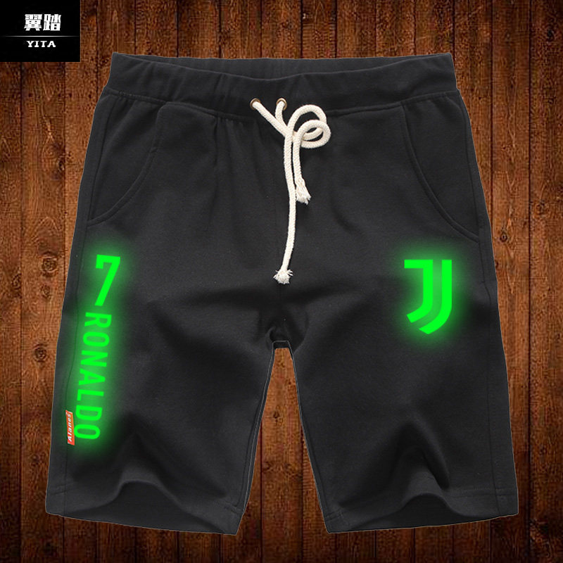 尤文图斯队服反夜光短裤C罗CR7足球五分裤男5分荧光运动休闲裤子|msdalam kategori Pakaian Lelaki, seluar santai - dari Buy2taobao.com untuk memberikan perkhidmatan ejen Taobao profesional membeli