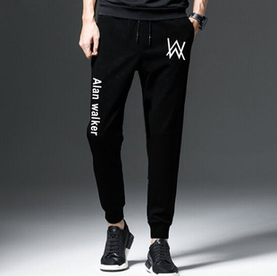 子男女学生DJ束脚长裤 艾伦沃克小脚裤 Faded休闲裤 明星同款 子 卫裤